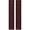 Ekena Millwork Americraft 3-Board Wood 2 Equal Panel Frmd Board-n-Batten Shutters w/Dbl Z-Bar, ARW102BF311X45WRH, PR ARW102BF311X45WRH - alternate 1